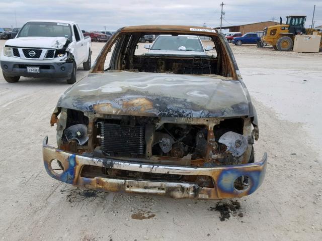 1N6AD0ER1AC420332 - 2010 NISSAN FRONTIER C BURN photo 9