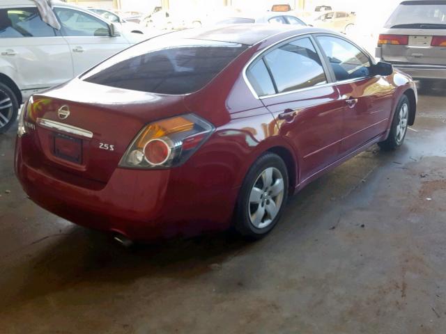 1N4AL21EX7N442112 - 2007 NISSAN ALTIMA 2.5 MAROON photo 4