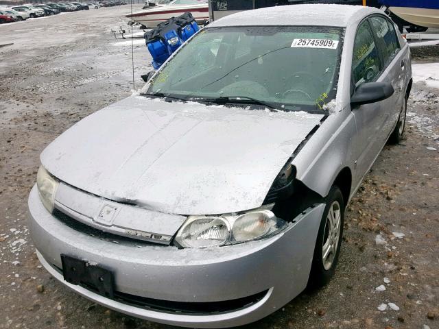 1G8AG52F54Z104414 - 2004 SATURN ION LEVEL SILVER photo 2