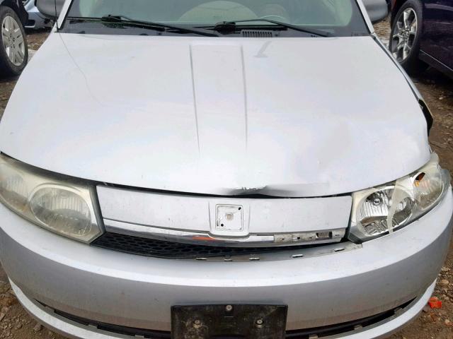 1G8AG52F54Z104414 - 2004 SATURN ION LEVEL SILVER photo 7