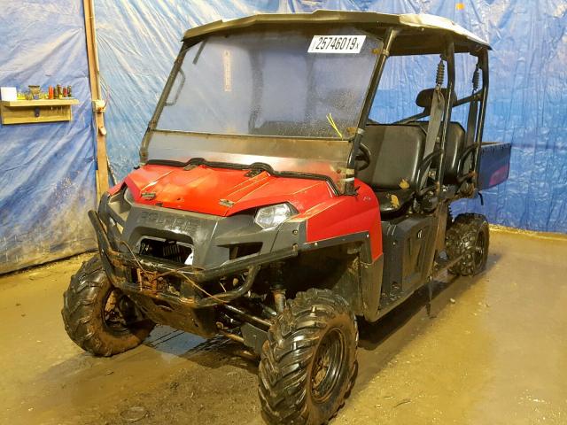 4XAWH76A2DG693623 - 2013 POLARIS RANGER 800 RED photo 2