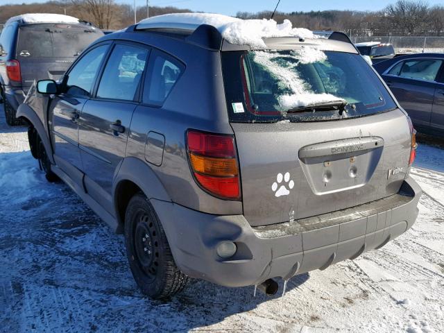 5Y2SL63855Z482553 - 2005 PONTIAC VIBE CHARCOAL photo 3