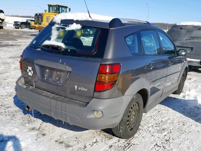 5Y2SL63855Z482553 - 2005 PONTIAC VIBE CHARCOAL photo 4