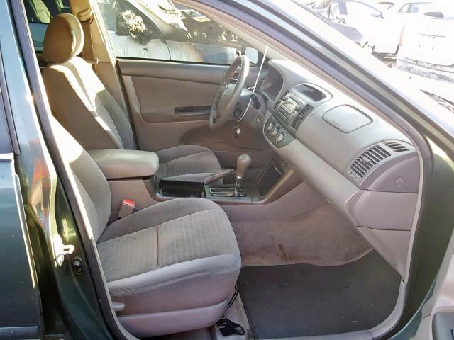 4T1BE32K55U027765 - 2005 TOYOTA CAMRY LE GREEN photo 5