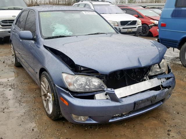 JTHBD192540082674 - 2004 LEXUS IS 300 BLUE photo 1