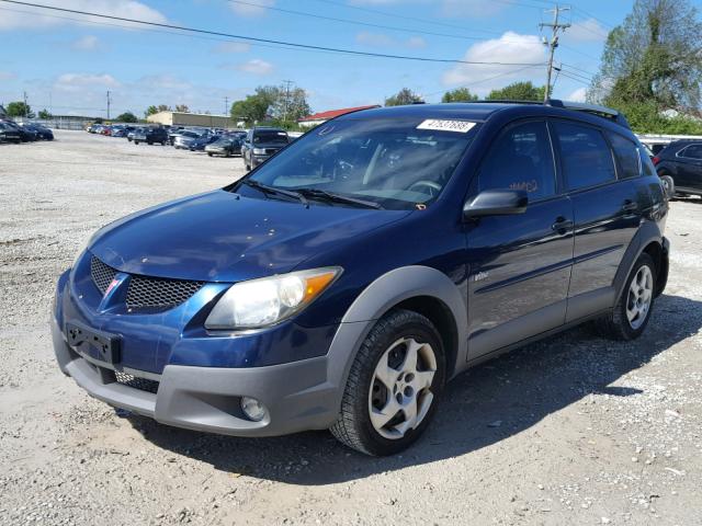 5Y2SL62853Z427938 - 2003 PONTIAC VIBE BLUE photo 2