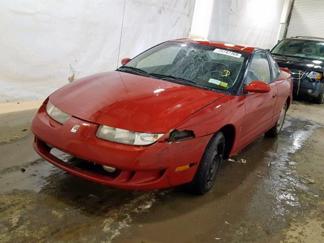 1G8ZH1275WZ116745 - 1998 SATURN SC2 RED photo 2