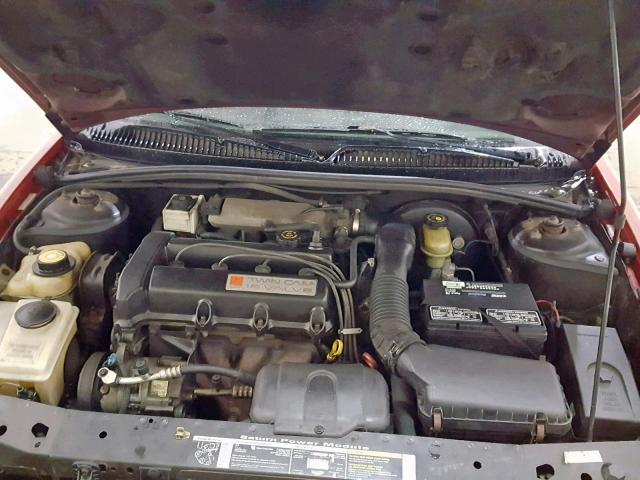 1G8ZH1275WZ116745 - 1998 SATURN SC2 RED photo 7