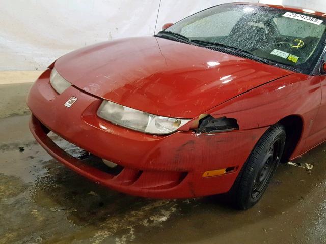 1G8ZH1275WZ116745 - 1998 SATURN SC2 RED photo 9