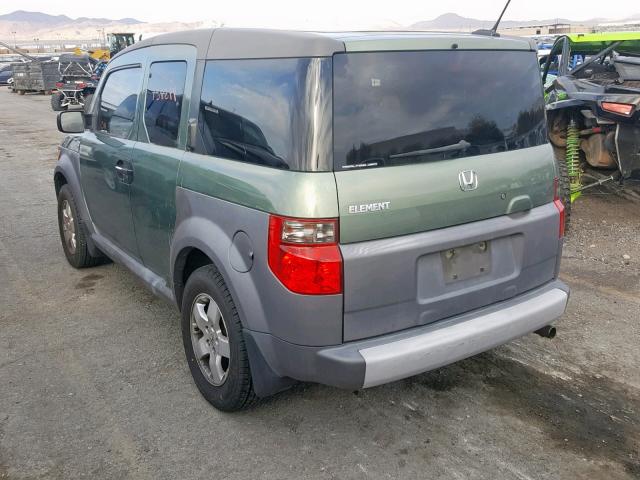 5J6YH28695L028007 - 2005 HONDA ELEMENT EX GREEN photo 3