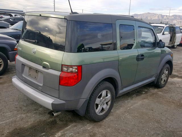 5J6YH28695L028007 - 2005 HONDA ELEMENT EX GREEN photo 4