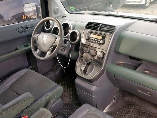 5J6YH28695L028007 - 2005 HONDA ELEMENT EX GREEN photo 9