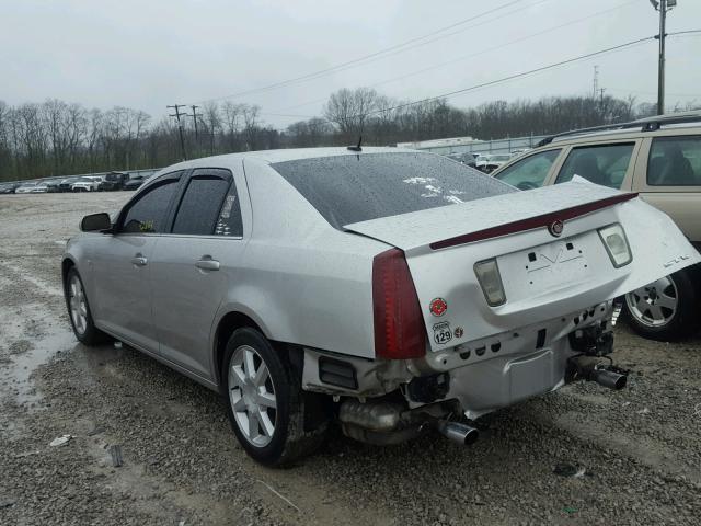 1G6DW677X50121215 - 2005 CADILLAC STS SILVER photo 3