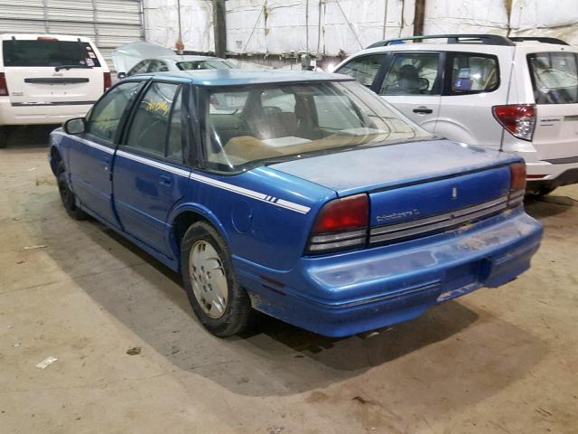 1G3WH52X1SF300057 - 1995 OLDSMOBILE CUTLASS SU BLUE photo 3