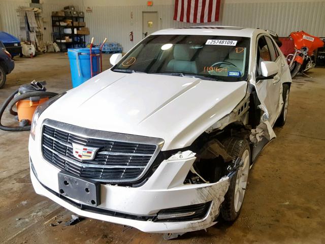 1G6AA5RA4G0119404 - 2016 CADILLAC ATS WHITE photo 2