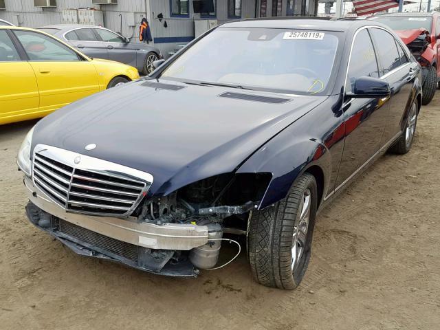 WDDNG7BB9BA373257 - 2011 MERCEDES-BENZ S 550 BLUE photo 2