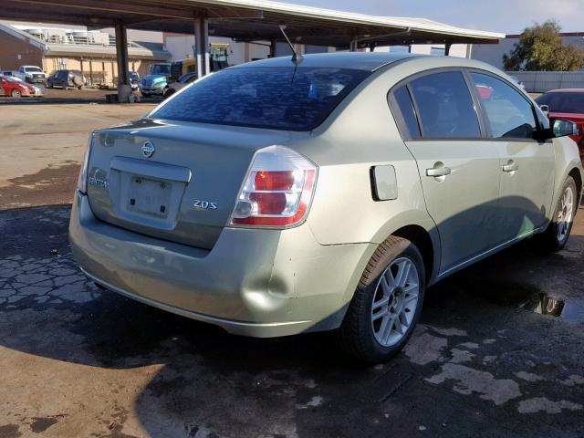 3N1AB61E97L604951 - 2007 NISSAN SENTRA 2.0 GREEN photo 4