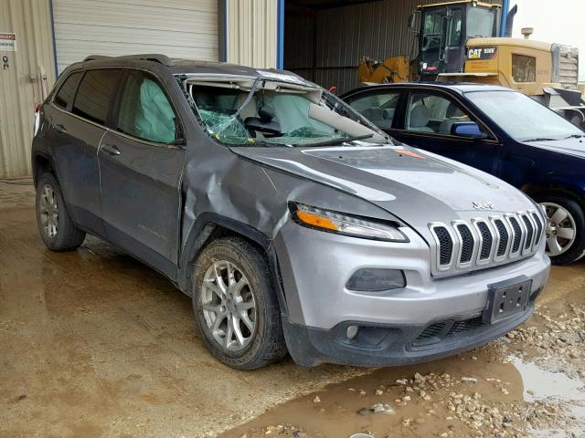 1C4PJLCB4FW637618 - 2015 JEEP CHEROKEE L SILVER photo 1