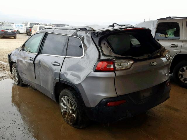 1C4PJLCB4FW637618 - 2015 JEEP CHEROKEE L SILVER photo 3