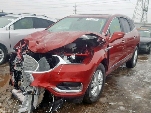 5GAEVAKW3JJ286244 - 2018 BUICK ENCLAVE ES RED photo 2