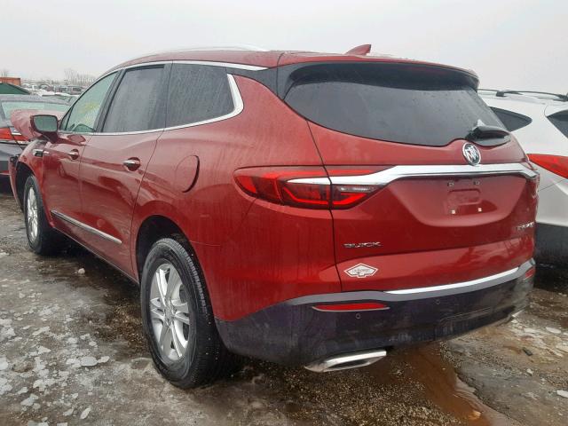 5GAEVAKW3JJ286244 - 2018 BUICK ENCLAVE ES RED photo 3