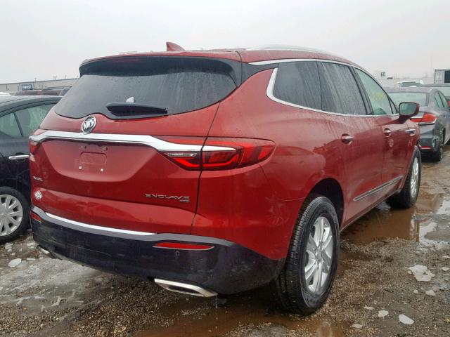 5GAEVAKW3JJ286244 - 2018 BUICK ENCLAVE ES RED photo 4