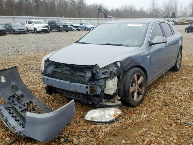 1G1ZJ57B78F197923 - 2008 CHEVROLET MALIBU 2LT BLUE photo 2