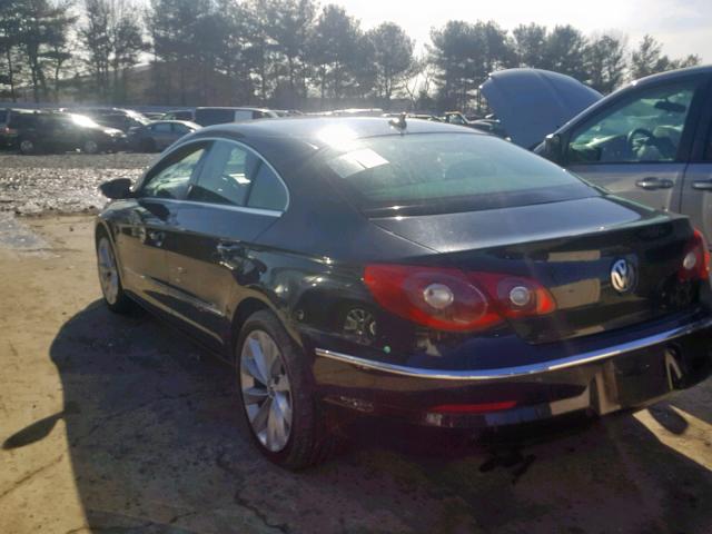 WVWEU73C09E540716 - 2009 VOLKSWAGEN CC BLACK photo 3