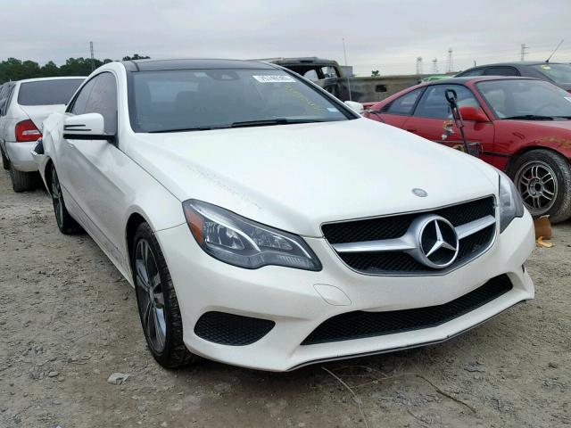 WDDKJ5KB1EF266171 - 2014 MERCEDES-BENZ E 350 WHITE photo 1