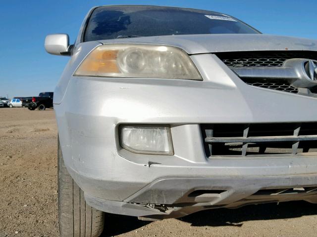 2HNYD18694H549214 - 2004 ACURA MDX TOURIN SILVER photo 9