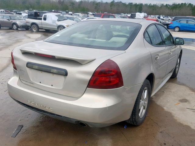 2G2WP552481120644 - 2008 PONTIAC GRAND PRIX TAN photo 4