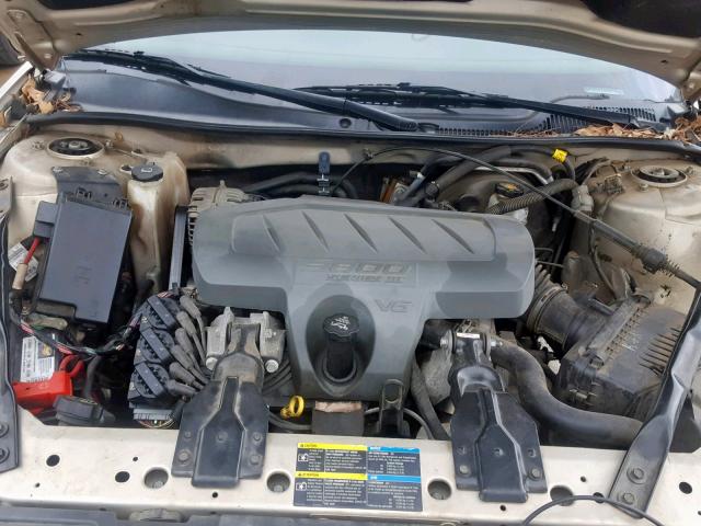 2G2WP552481120644 - 2008 PONTIAC GRAND PRIX TAN photo 7