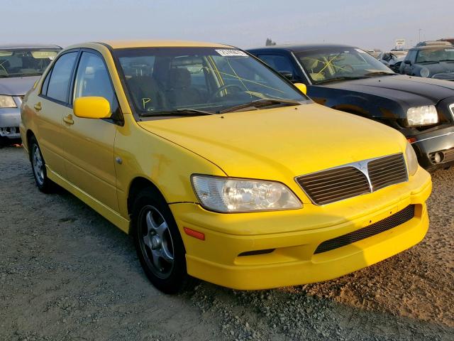 JA3AJ86E83U116206 - 2003 MITSUBISHI LANCER OZ YELLOW photo 1