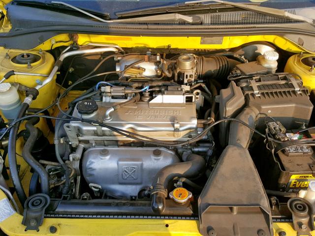 JA3AJ86E83U116206 - 2003 MITSUBISHI LANCER OZ YELLOW photo 7