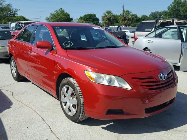 4T1BE46K39U355952 - 2009 TOYOTA CAMRY BASE RED photo 1