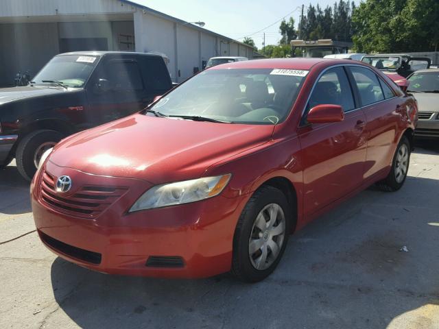 4T1BE46K39U355952 - 2009 TOYOTA CAMRY BASE RED photo 2