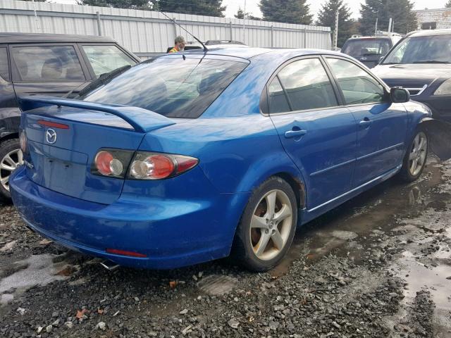 1YVHP84C165M02780 - 2006 MAZDA 6 I BLUE photo 4