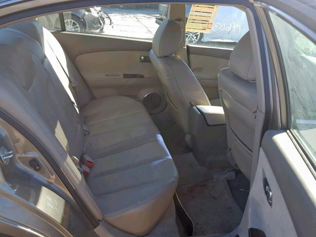 1N4BL11DX5N464758 - 2005 NISSAN ALTIMA SE GOLD photo 6