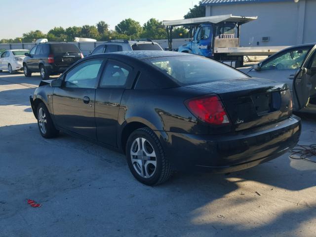 1G8AW12F14Z216414 - 2004 SATURN ION LEVEL BLACK photo 3