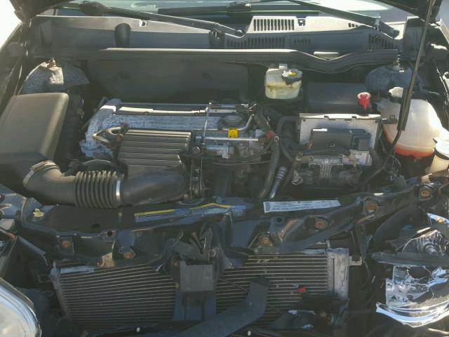 1G8AW12F14Z216414 - 2004 SATURN ION LEVEL BLACK photo 7
