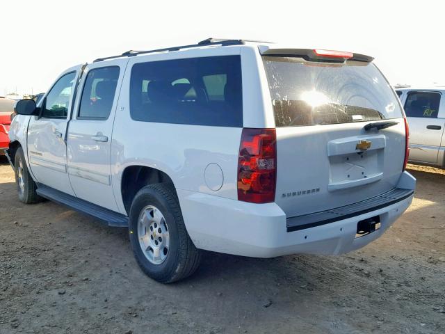 1GNSCJE03ER221441 - 2014 CHEVROLET SUBURBAN C WHITE photo 3