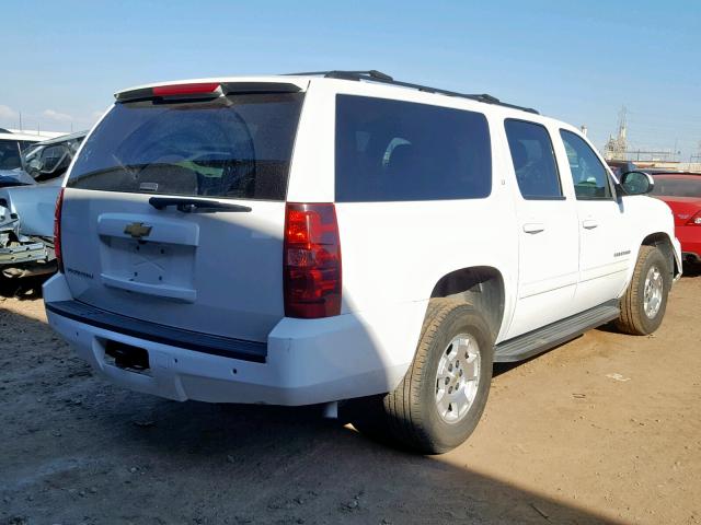 1GNSCJE03ER221441 - 2014 CHEVROLET SUBURBAN C WHITE photo 4