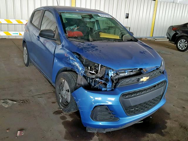 KL8CB6SA6GC616643 - 2016 CHEVROLET SPARK LS BLUE photo 1