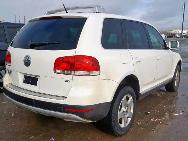 WVGZG77L96D001642 - 2006 VOLKSWAGEN TOUAREG 3. WHITE photo 4