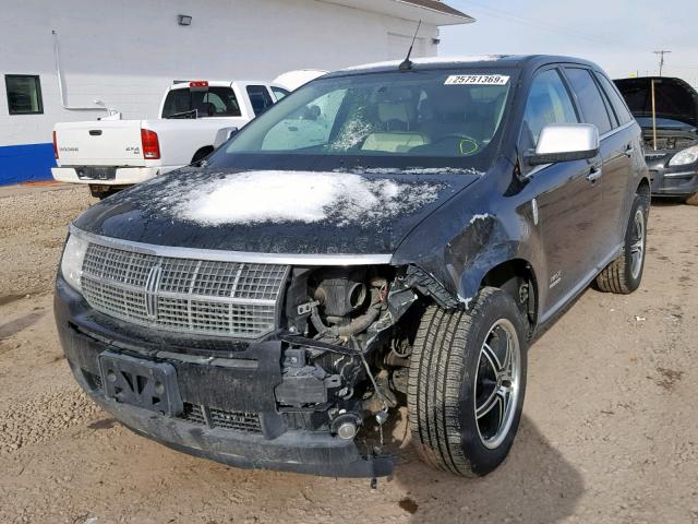 2LMDJ8JC0ABJ06471 - 2010 LINCOLN MKX BLACK photo 2