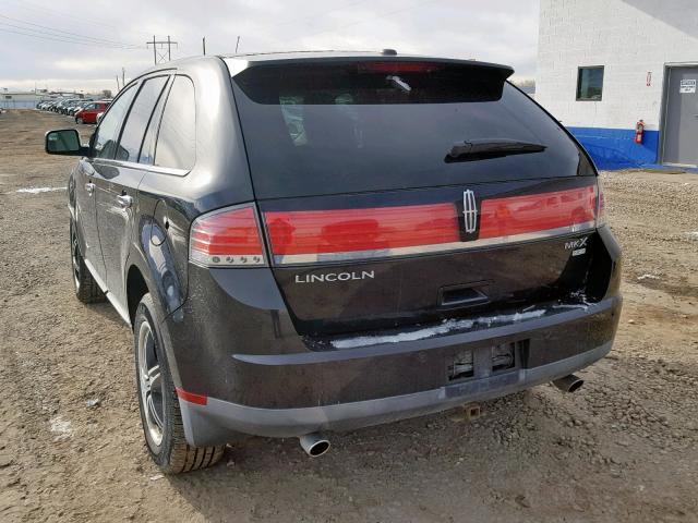 2LMDJ8JC0ABJ06471 - 2010 LINCOLN MKX BLACK photo 3