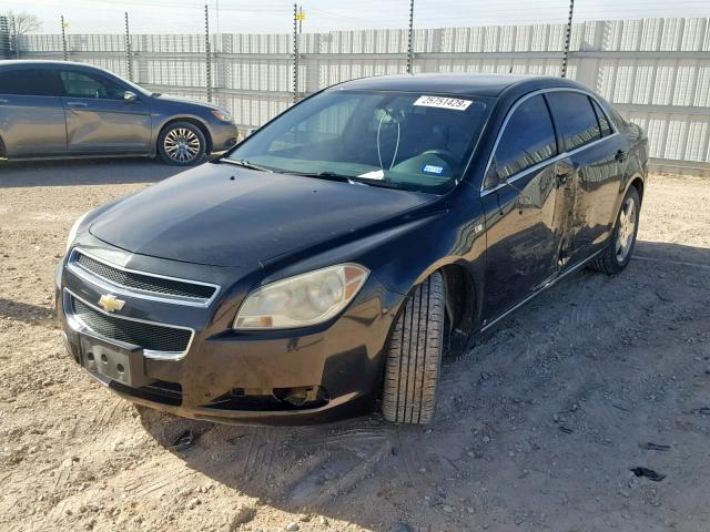 1G1ZH57B88F213221 - 2008 CHEVROLET MALIBU 1LT 黑色 照片 2