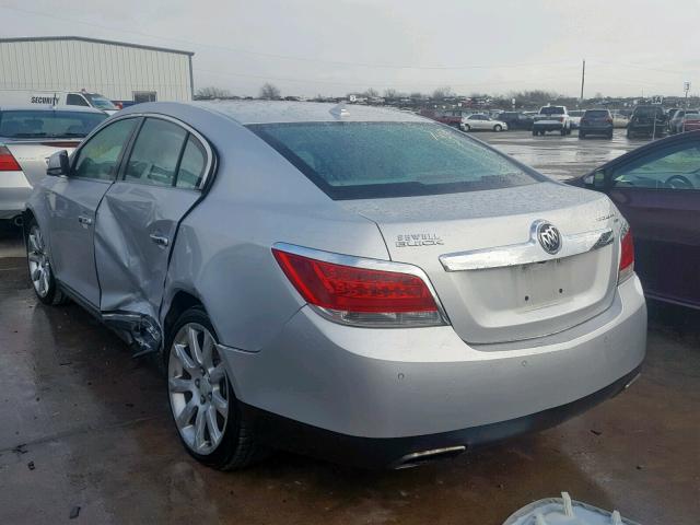 1G4GE5GV3AF167493 - 2010 BUICK LACROSSE C SILVER photo 3