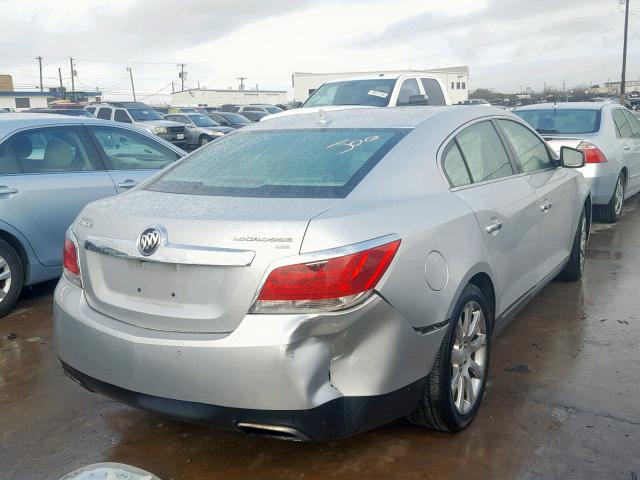 1G4GE5GV3AF167493 - 2010 BUICK LACROSSE C SILVER photo 4