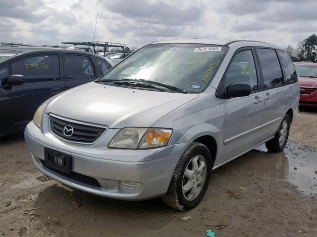 JM3LW28Y410189715 - 2001 MAZDA MPV WAGON SILVER photo 2